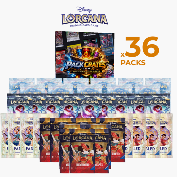 Disney Lorcana Booster Pack Crate Box